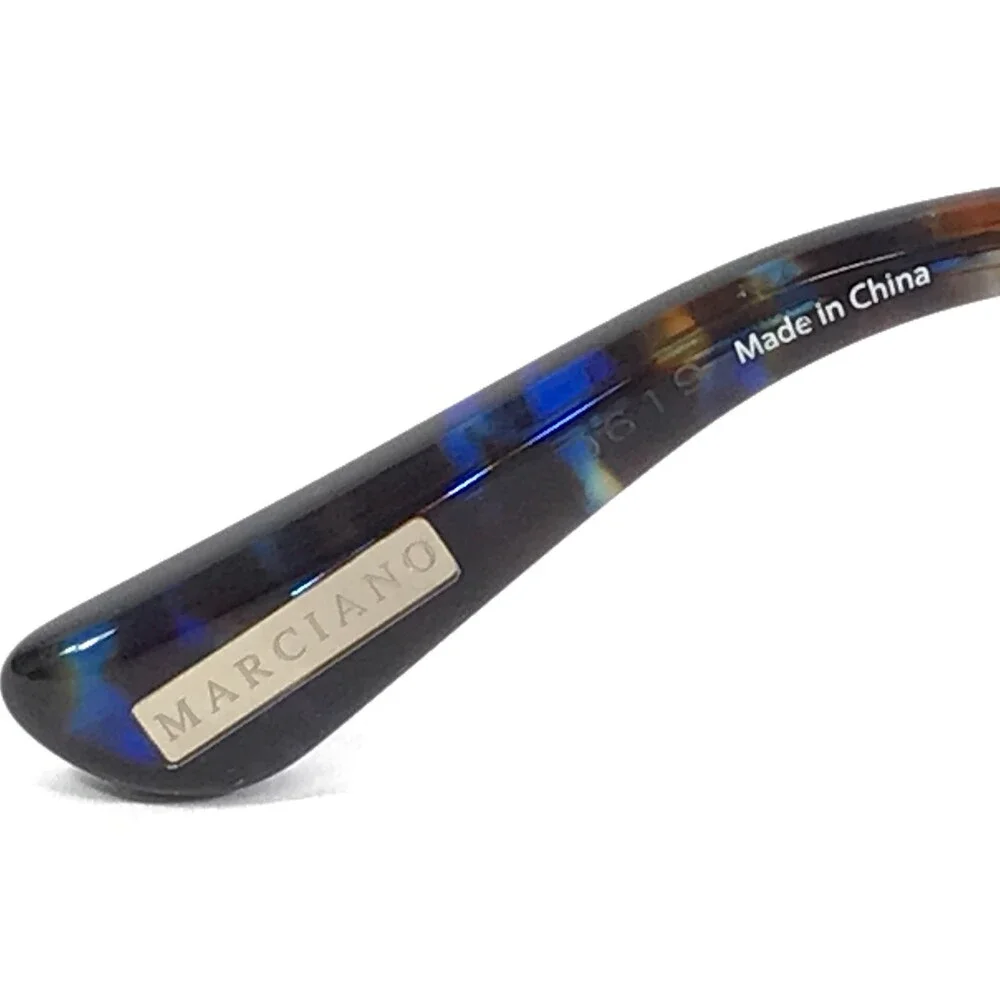 Marciano Eyeglasses Frames GM0286 092 Blue Tortoise Square Full Rim 52-18-135